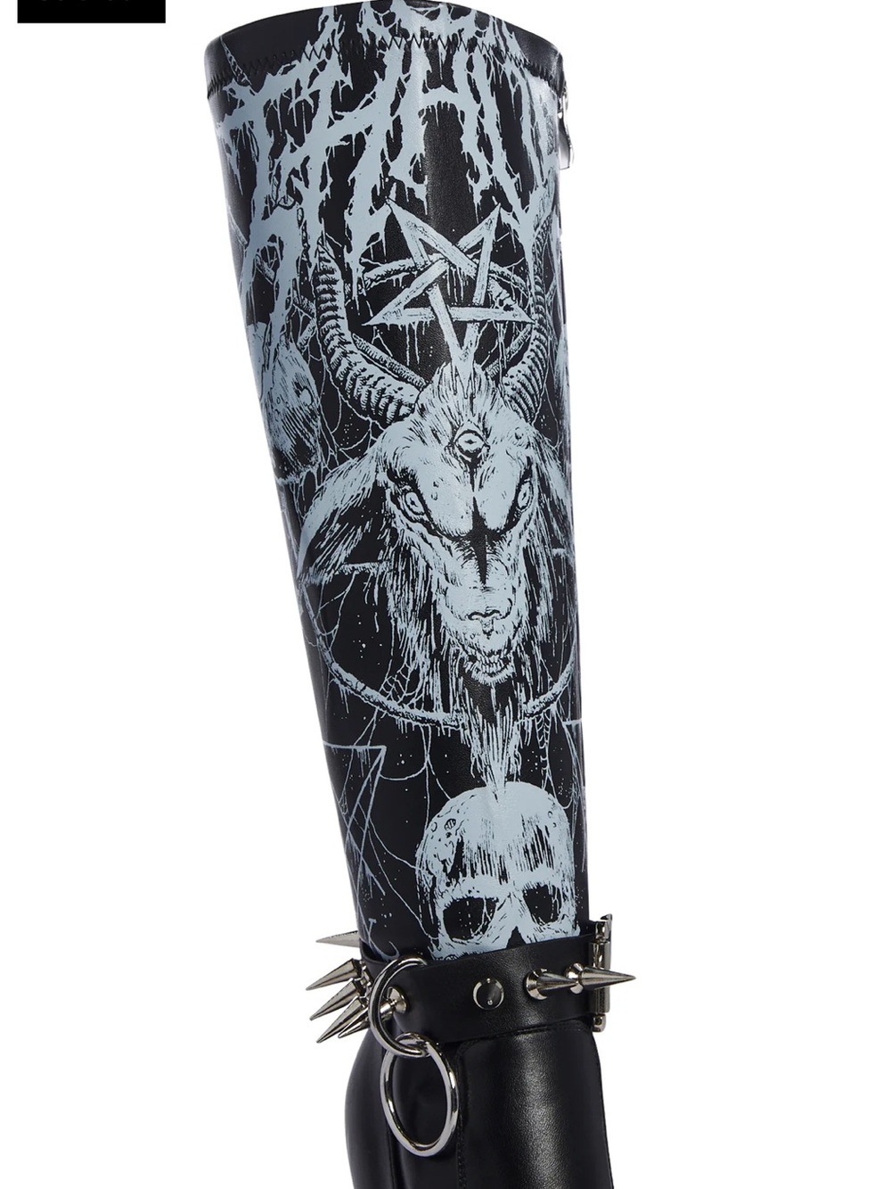 CURSED ELEGY PLATFORM BOOTS WIDOW/ DOLLSKILL - Picture 3 of 5